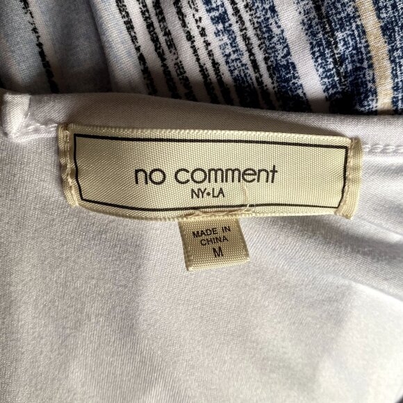 White / Blue Stripe Jumpsuit - Picture 7 of 7